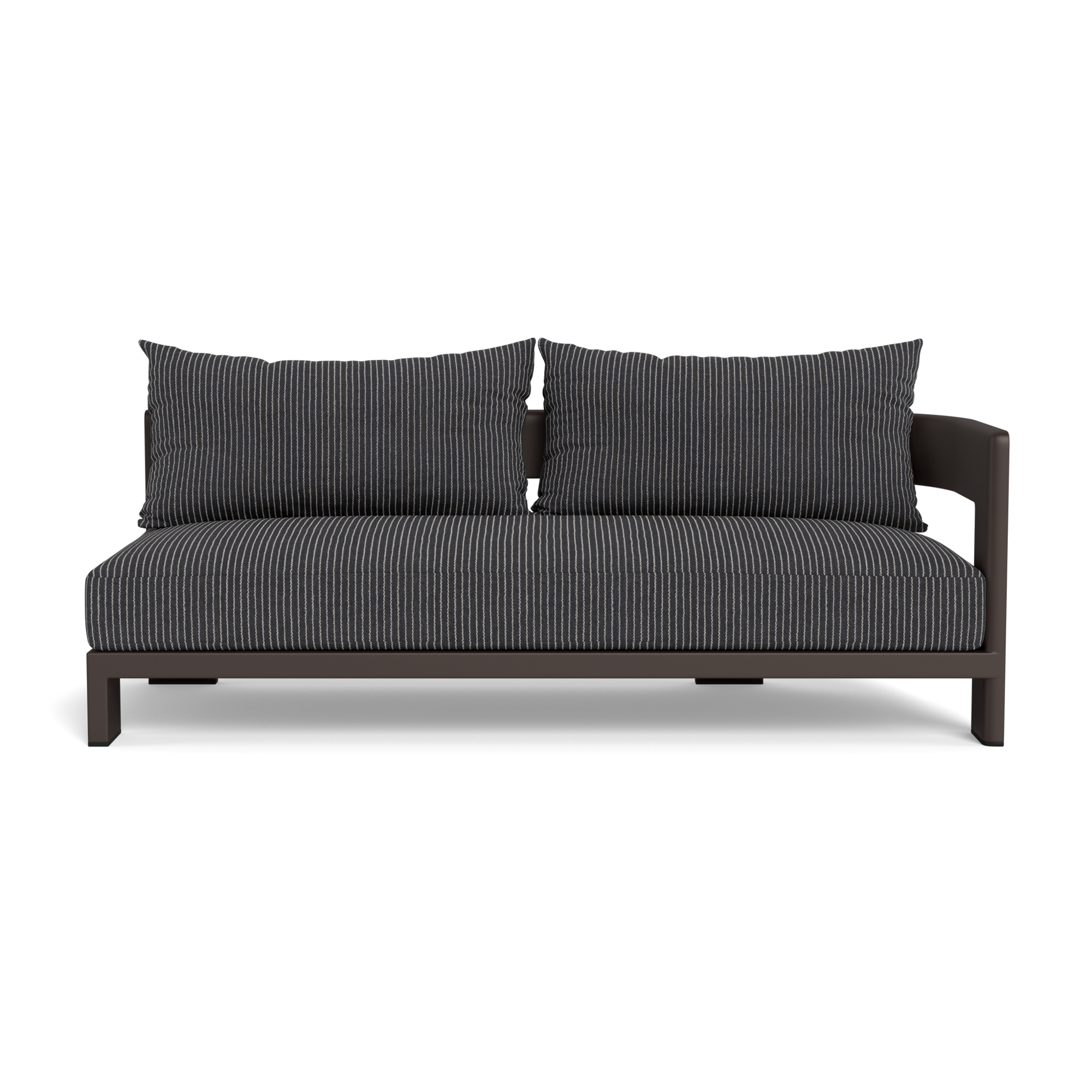 Victoria Aluminum 2 Seat 1 Arm Right