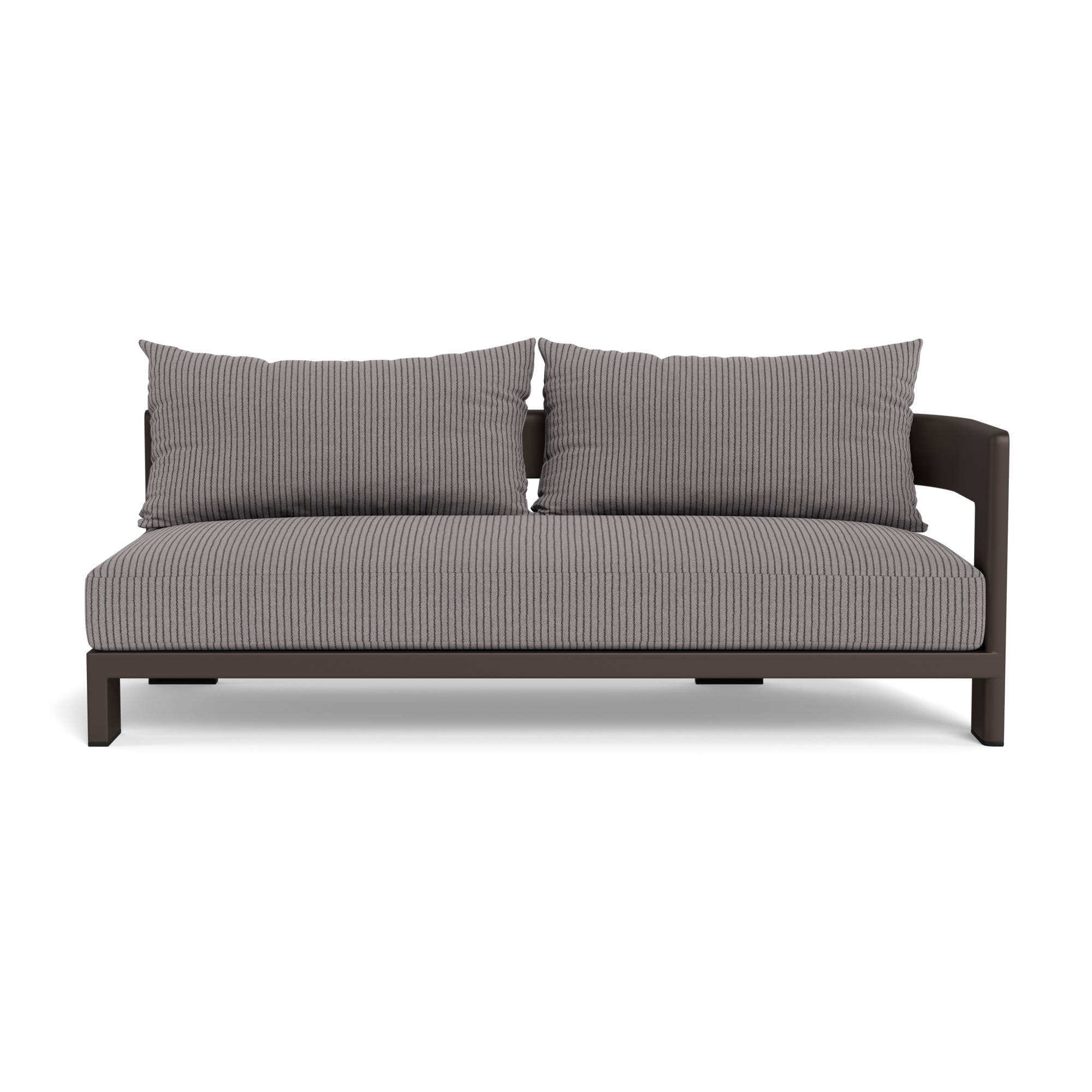 Victoria Aluminum 2 Seat 1 Arm Right
