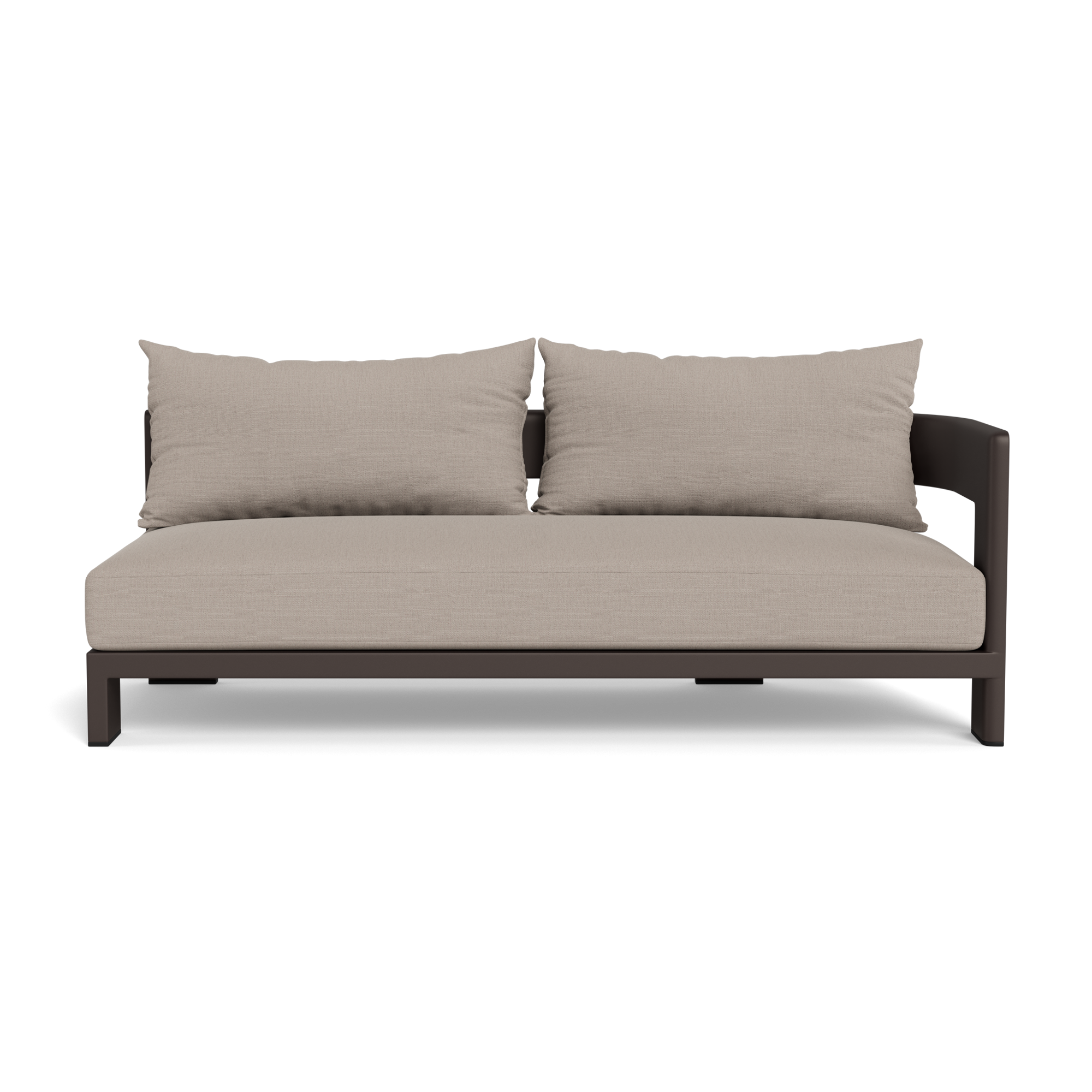 Victoria Aluminum 2 Seat 1 Arm Right