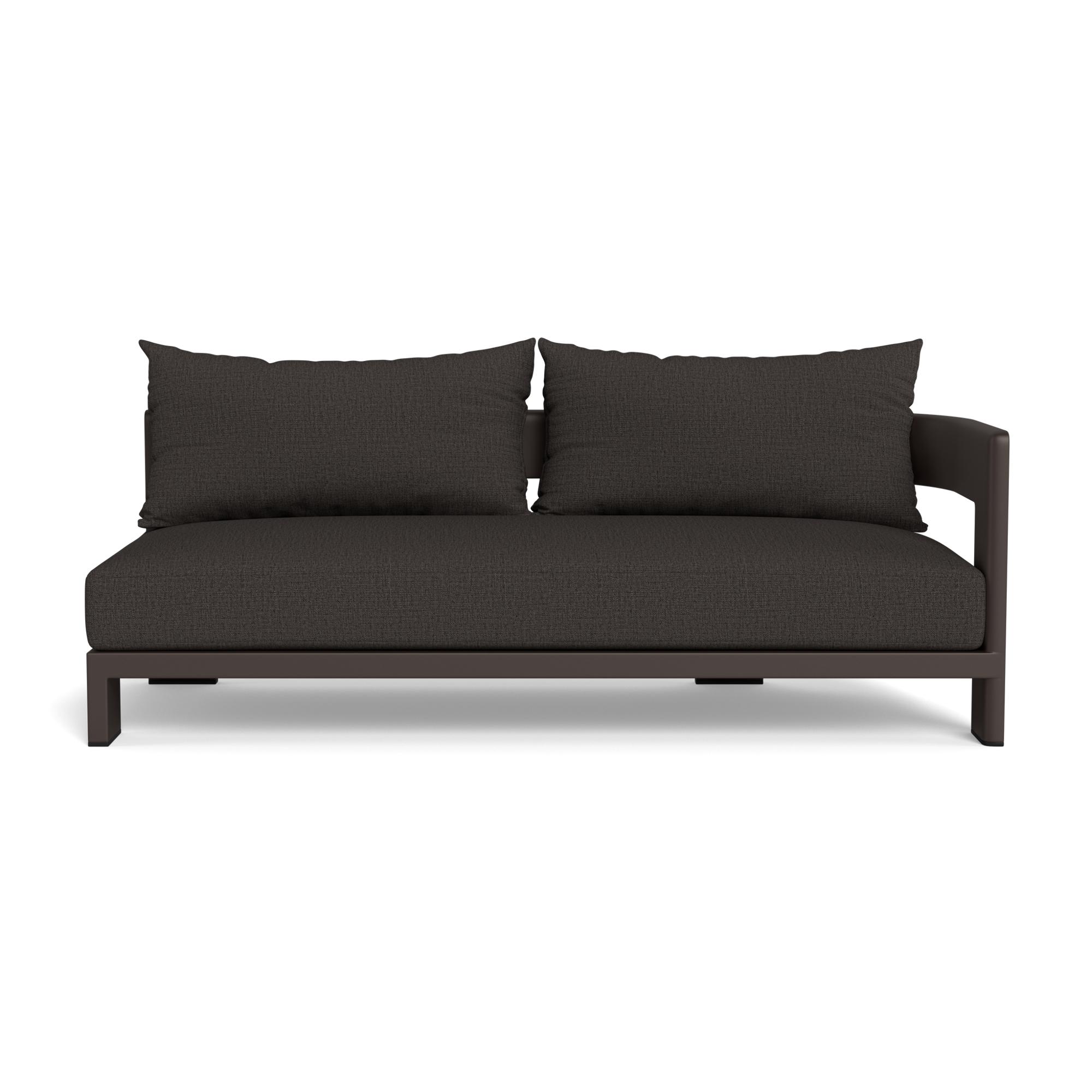 Victoria Aluminum 2 Seat 1 Arm Right