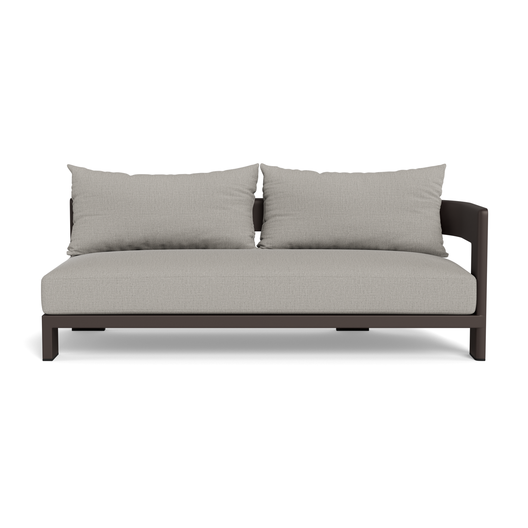 Victoria Aluminum 2 Seat 1 Arm Right