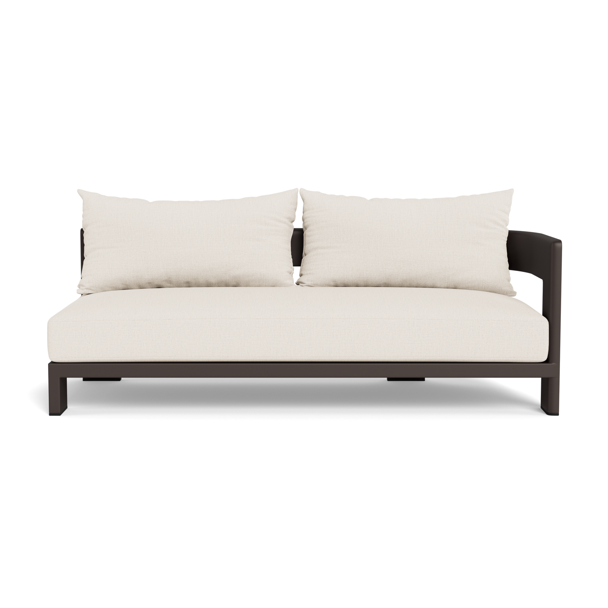 Victoria Aluminum 2 Seat 1 Arm Right