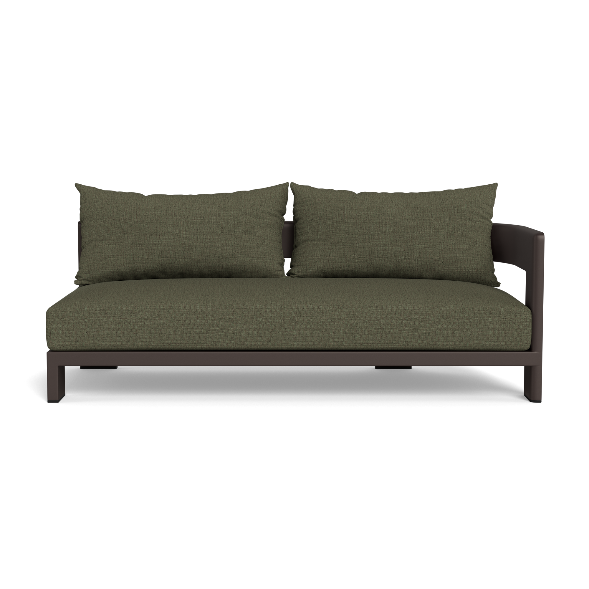 Victoria Aluminum 2 Seat 1 Arm Right