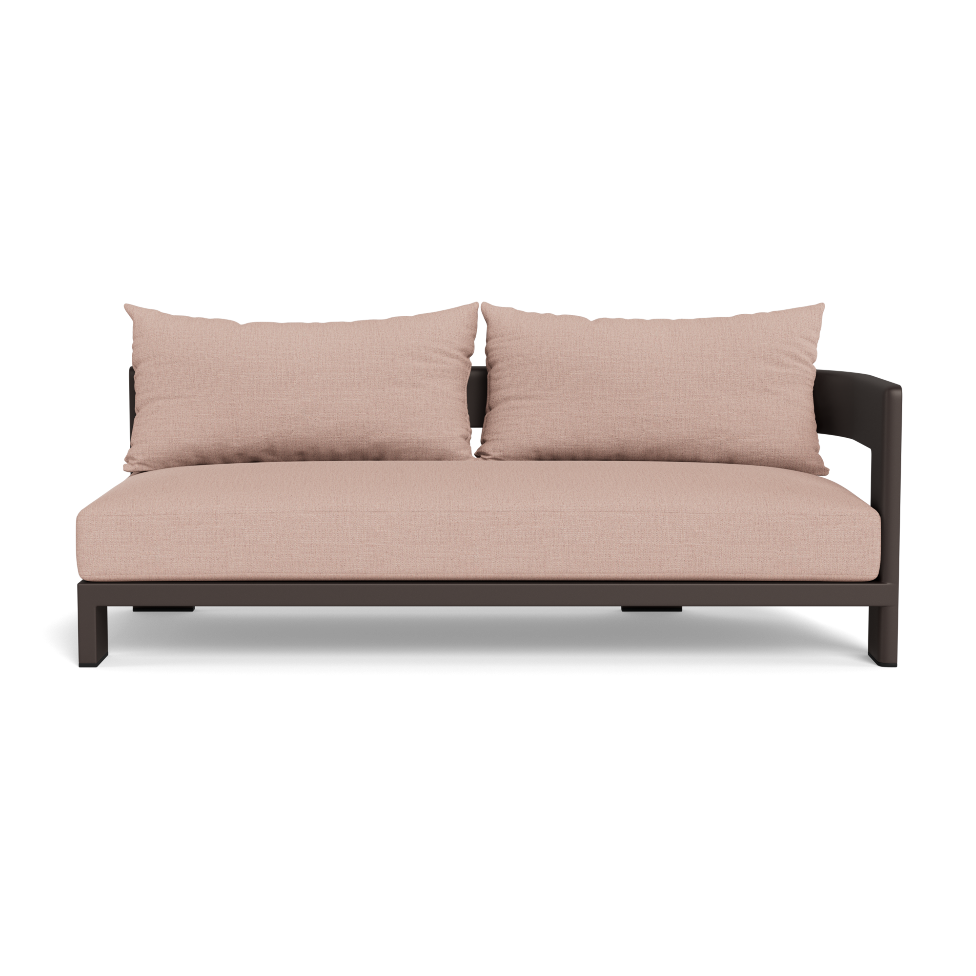 Victoria Aluminum 2 Seat 1 Arm Right
