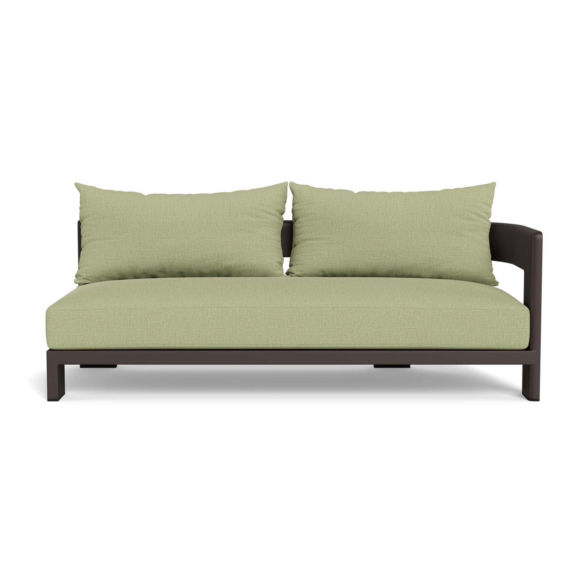 Victoria Aluminum 2 Seat 1 Arm Right