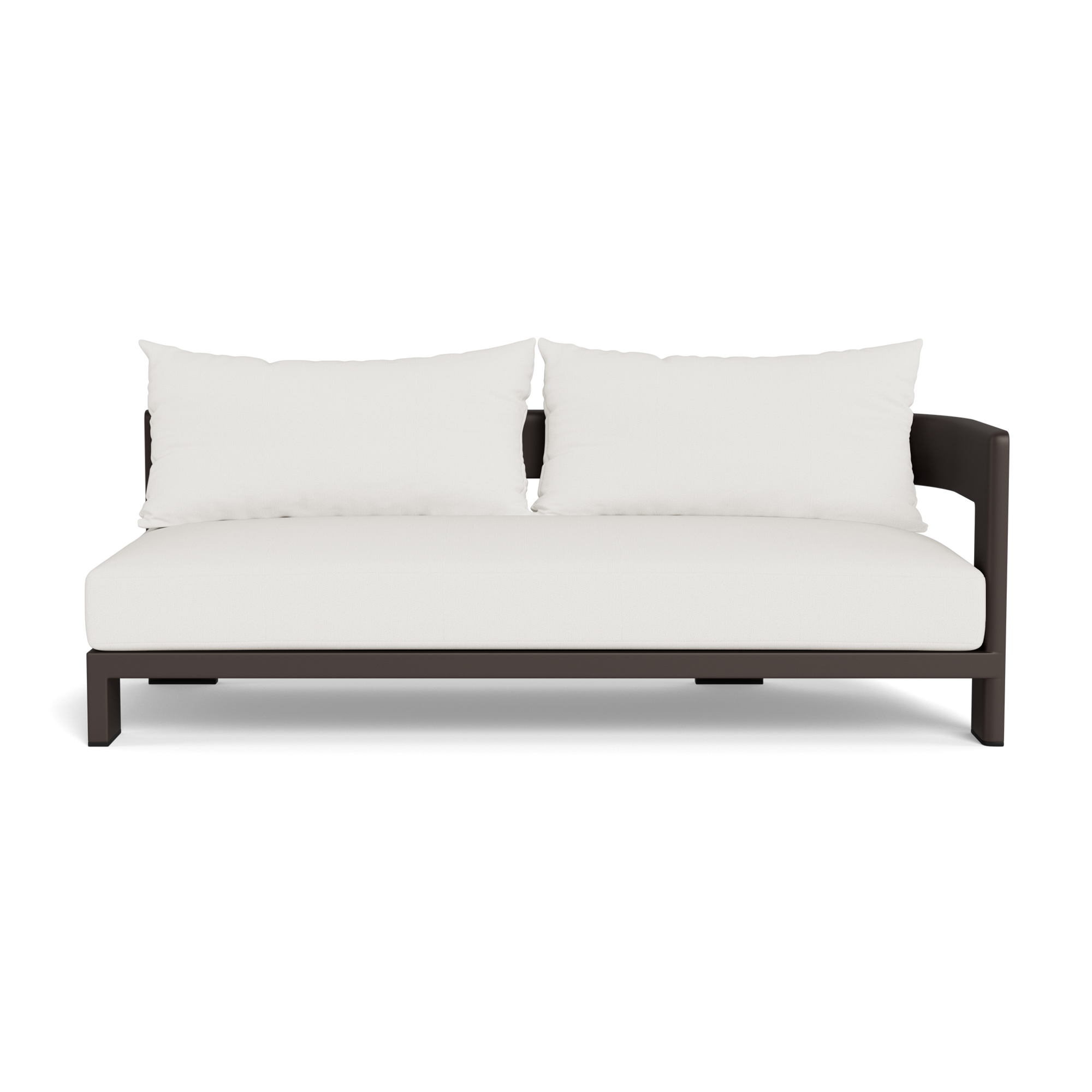 Victoria Aluminum 2 Seat 1 Arm Right