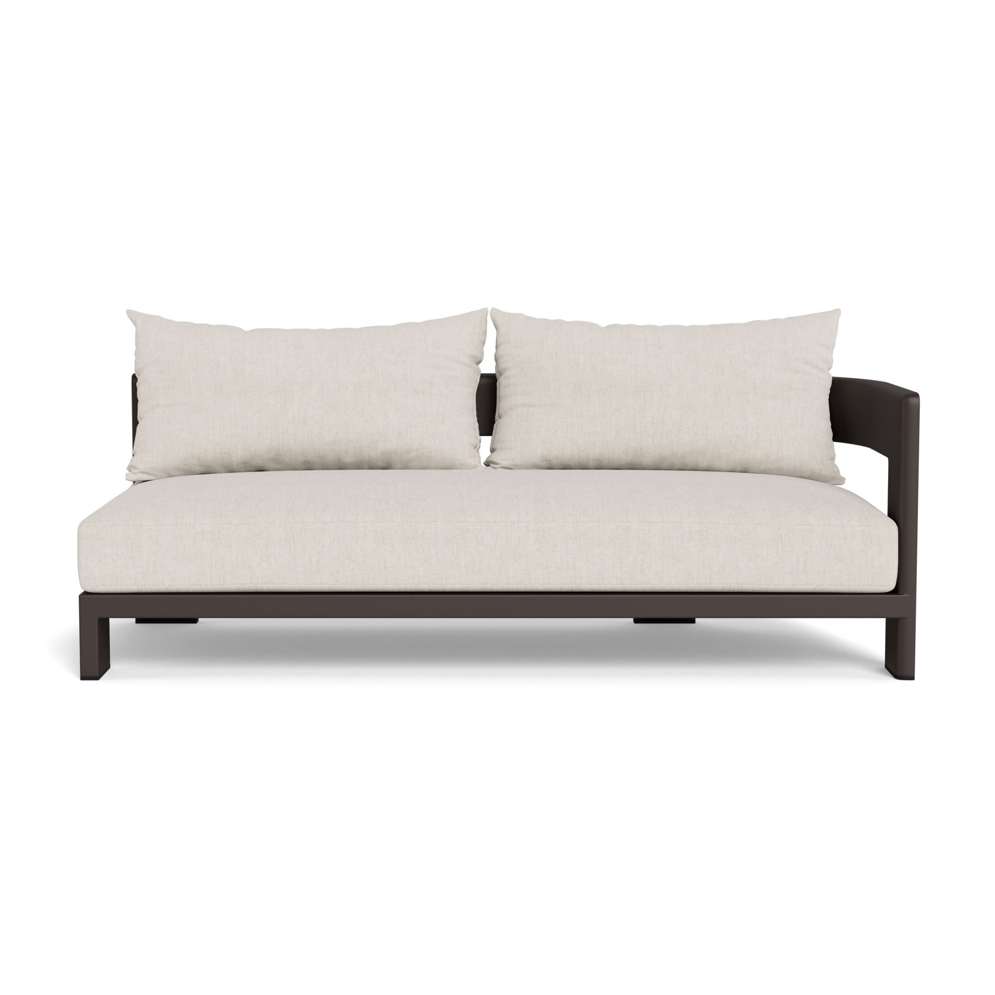 Victoria Aluminum 2 Seat 1 Arm Right