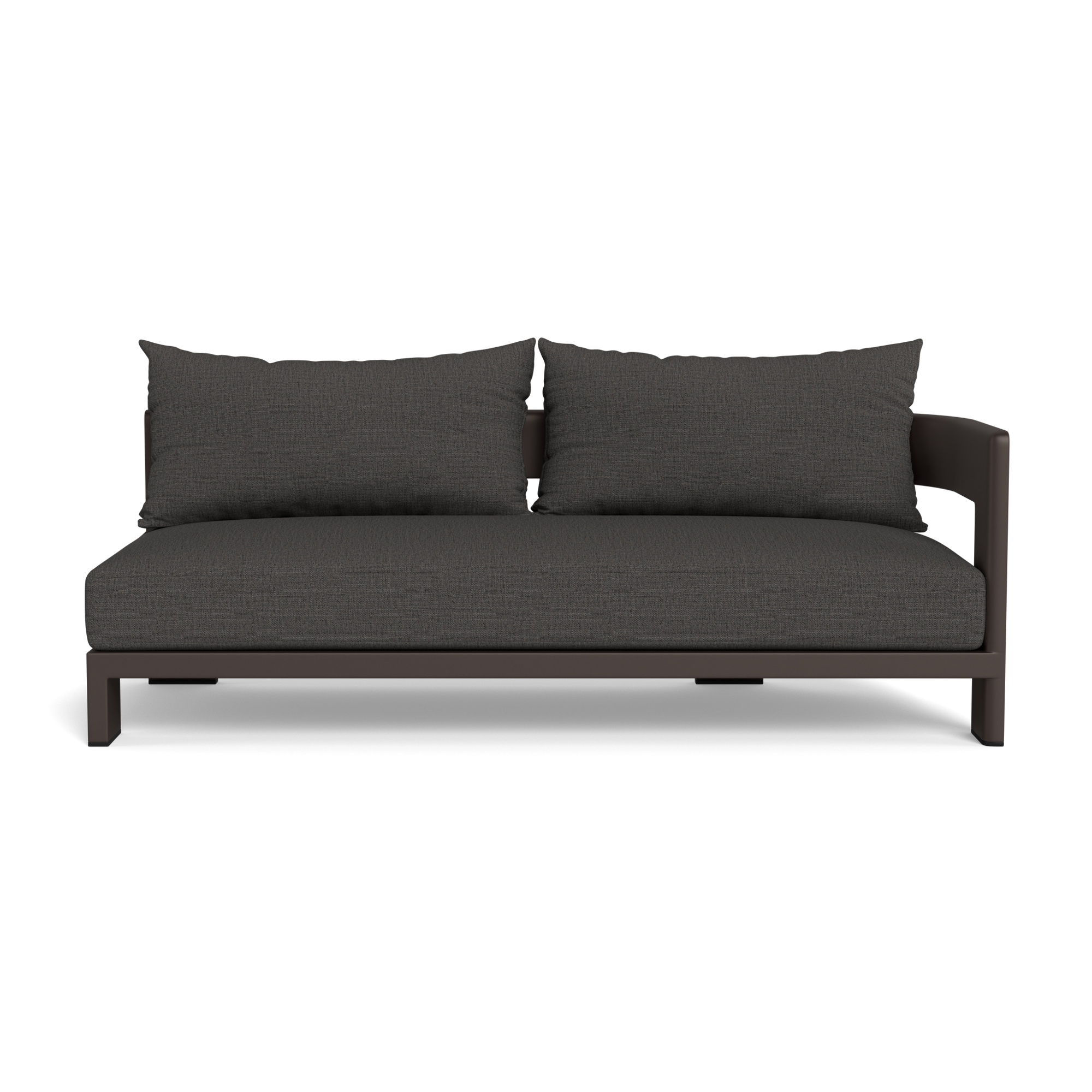Victoria Aluminum 2 Seat 1 Arm Right