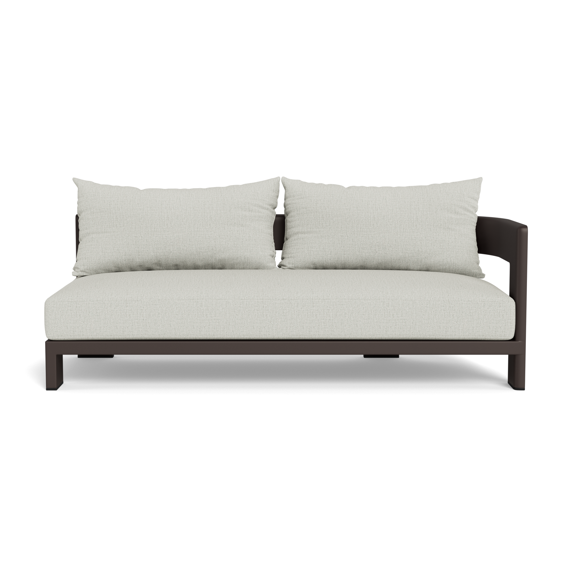 Victoria Aluminum 2 Seat 1 Arm Right