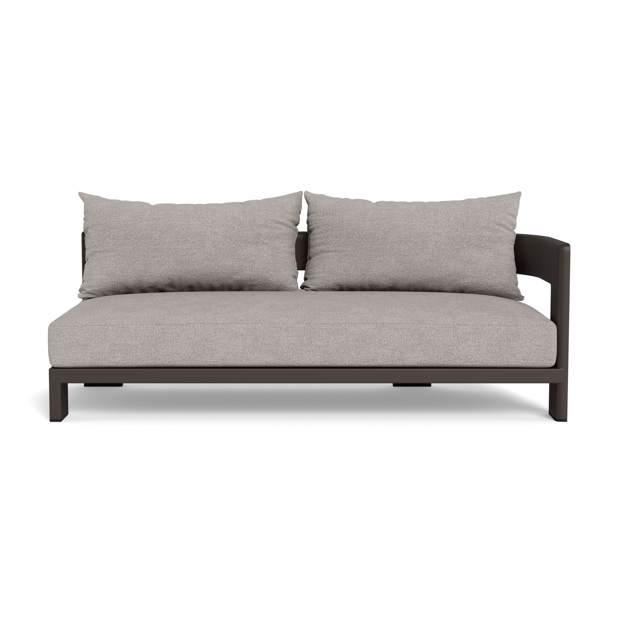 Victoria Aluminum 2 Seat 1 Arm Right