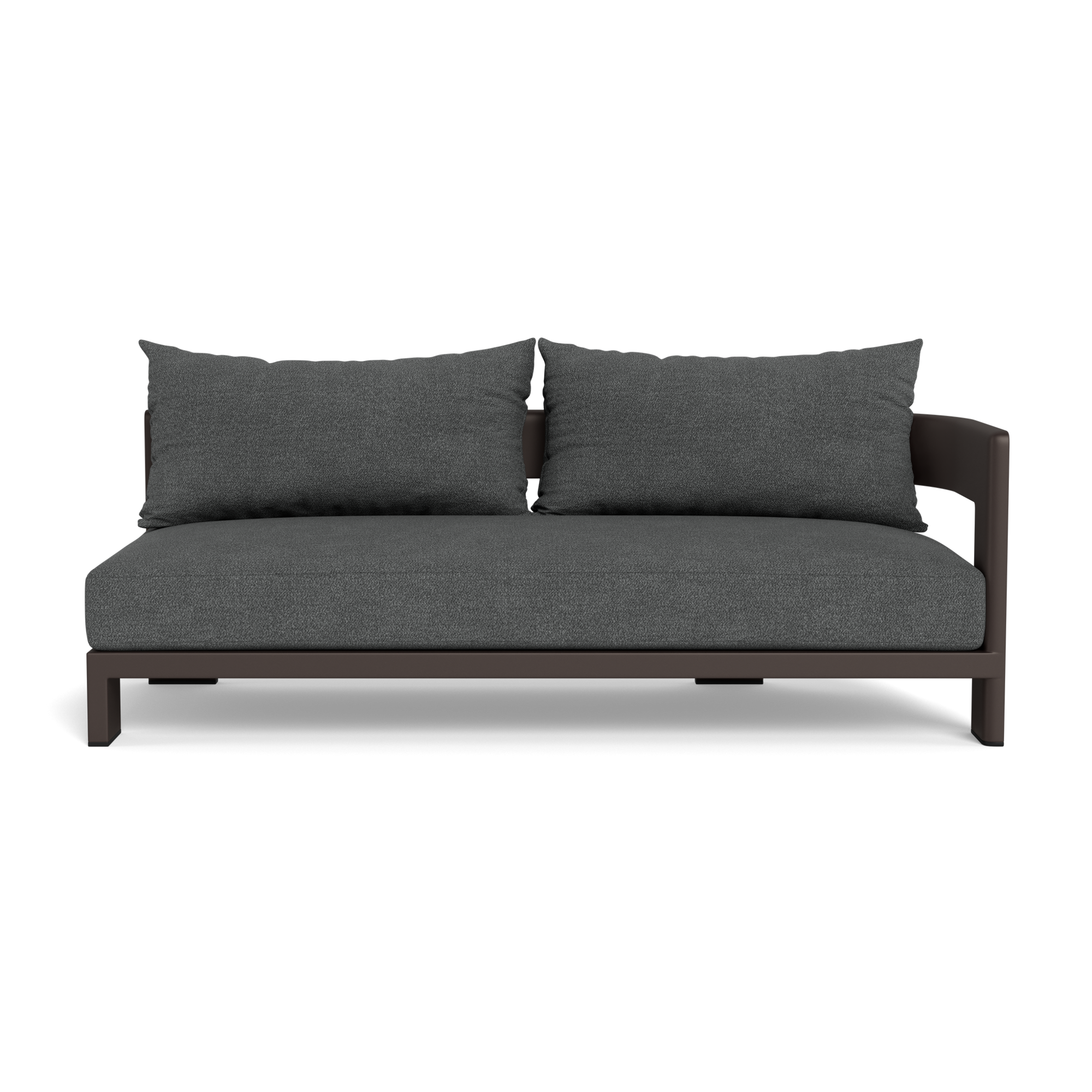 Victoria Aluminum 2 Seat 1 Arm Right