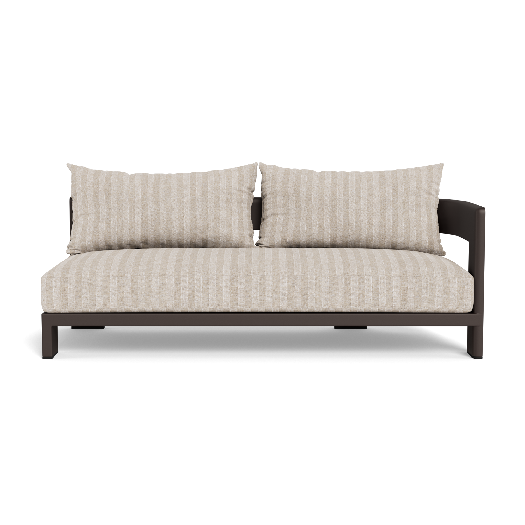 Victoria Aluminum 2 Seat 1 Arm Right