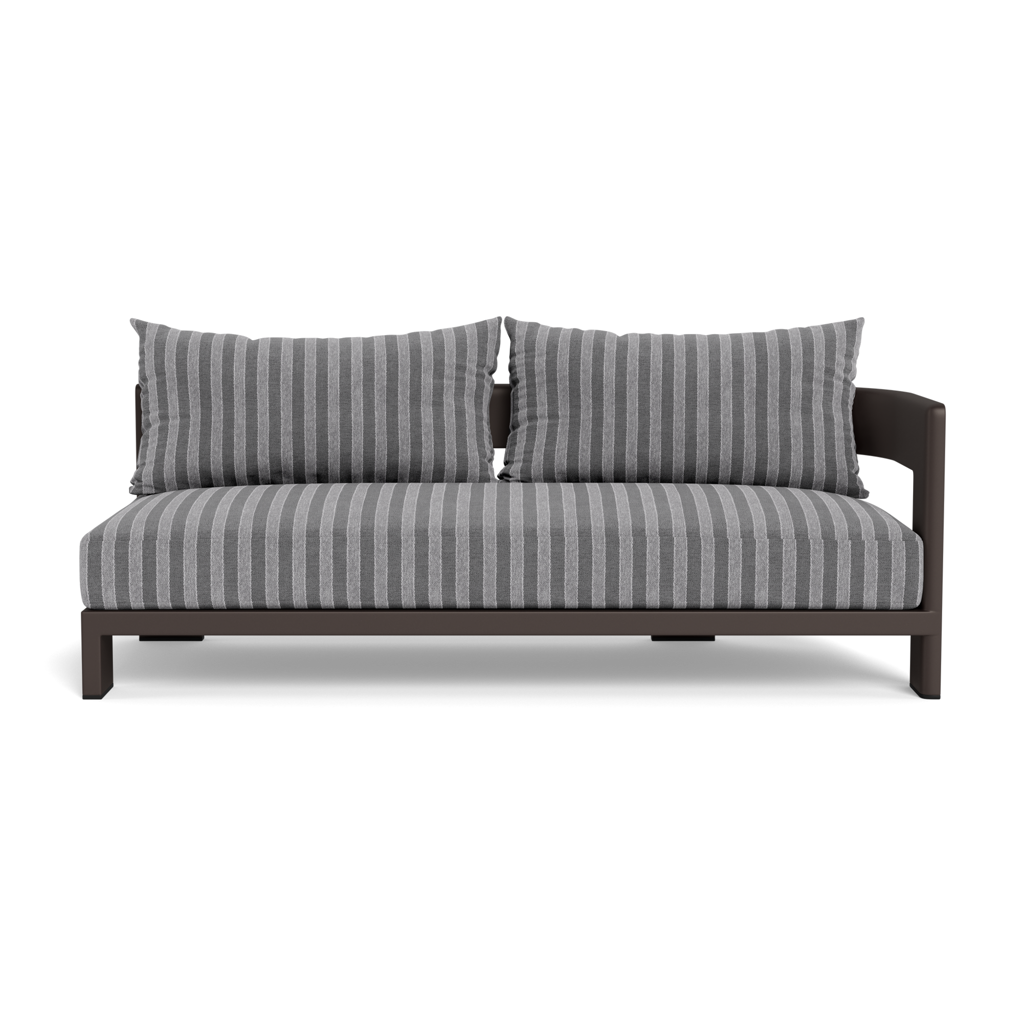 Victoria Aluminum 2 Seat 1 Arm Right