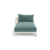 Victoria Aluminum Chaise Left