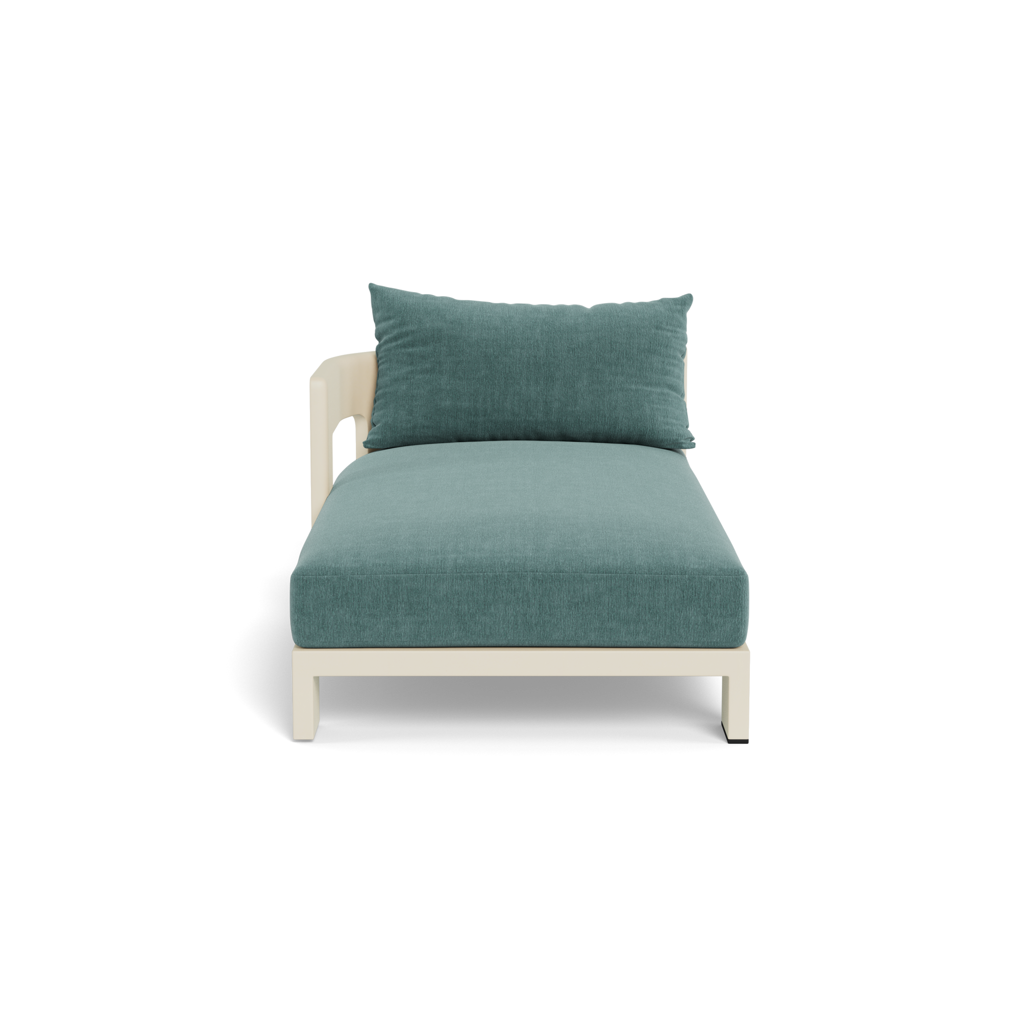 Victoria Aluminum Chaise Left