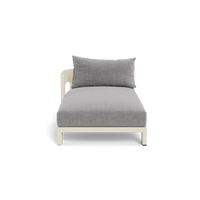 Victoria Aluminum Chaise Left