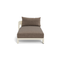 Victoria Aluminum Chaise Left