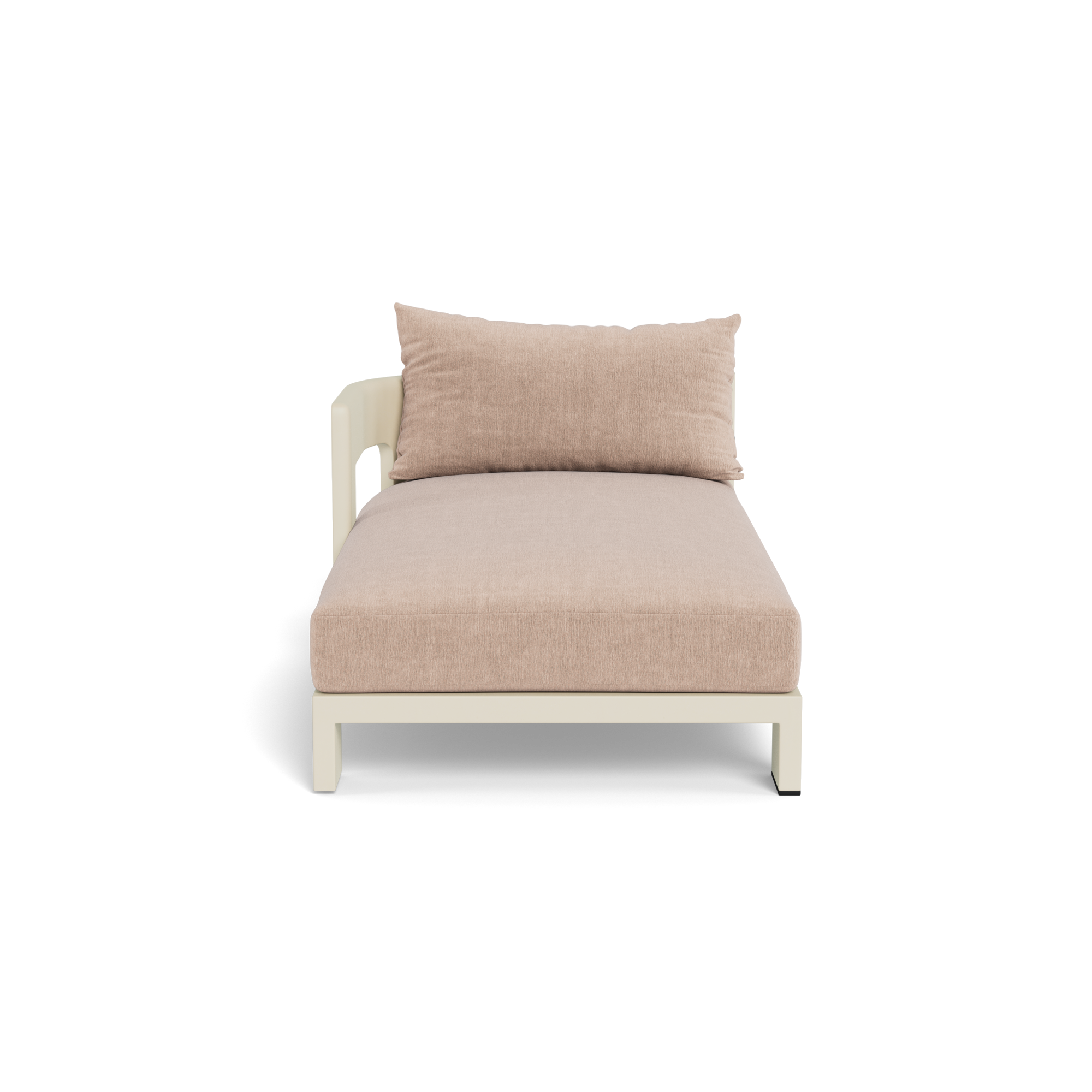 Victoria Aluminum Chaise Left
