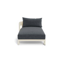 Victoria Aluminum Chaise Left