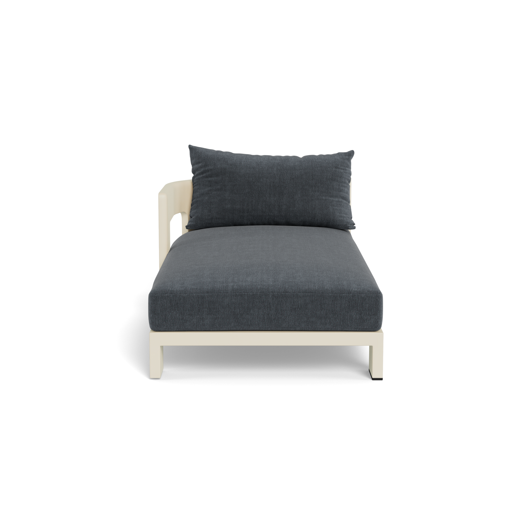 Victoria Aluminum Chaise Left