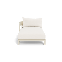 Victoria Aluminum Chaise Left