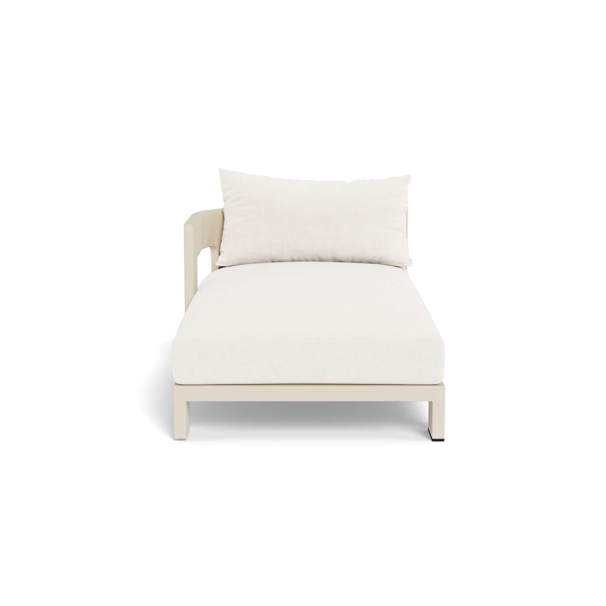 Victoria Aluminum Chaise Left