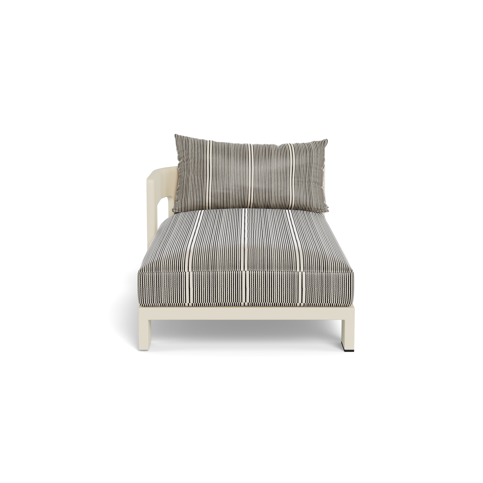 Victoria Aluminum Chaise Left