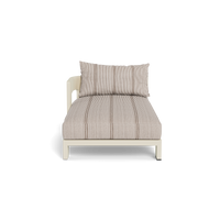 Victoria Aluminum Chaise Left