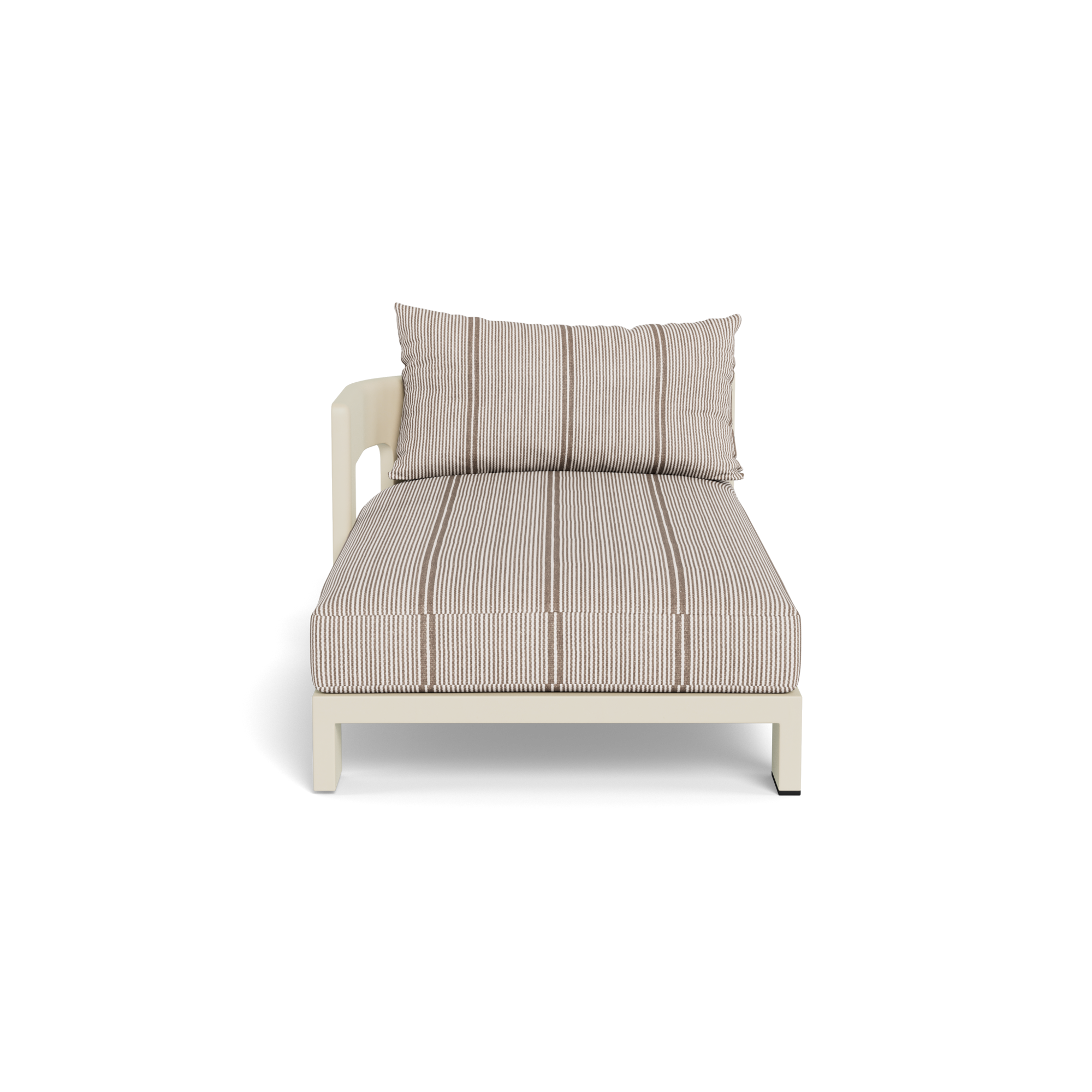 Victoria Aluminum Chaise Left