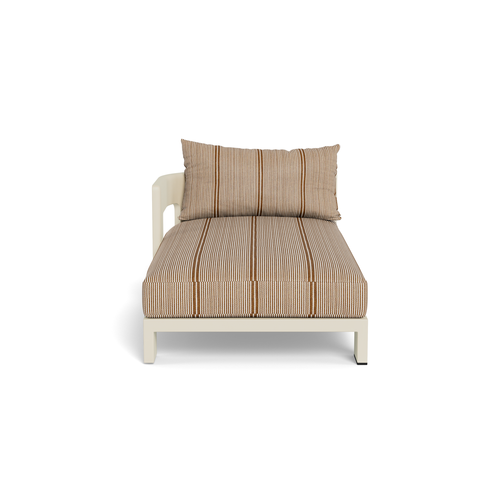 Victoria Aluminum Chaise Left