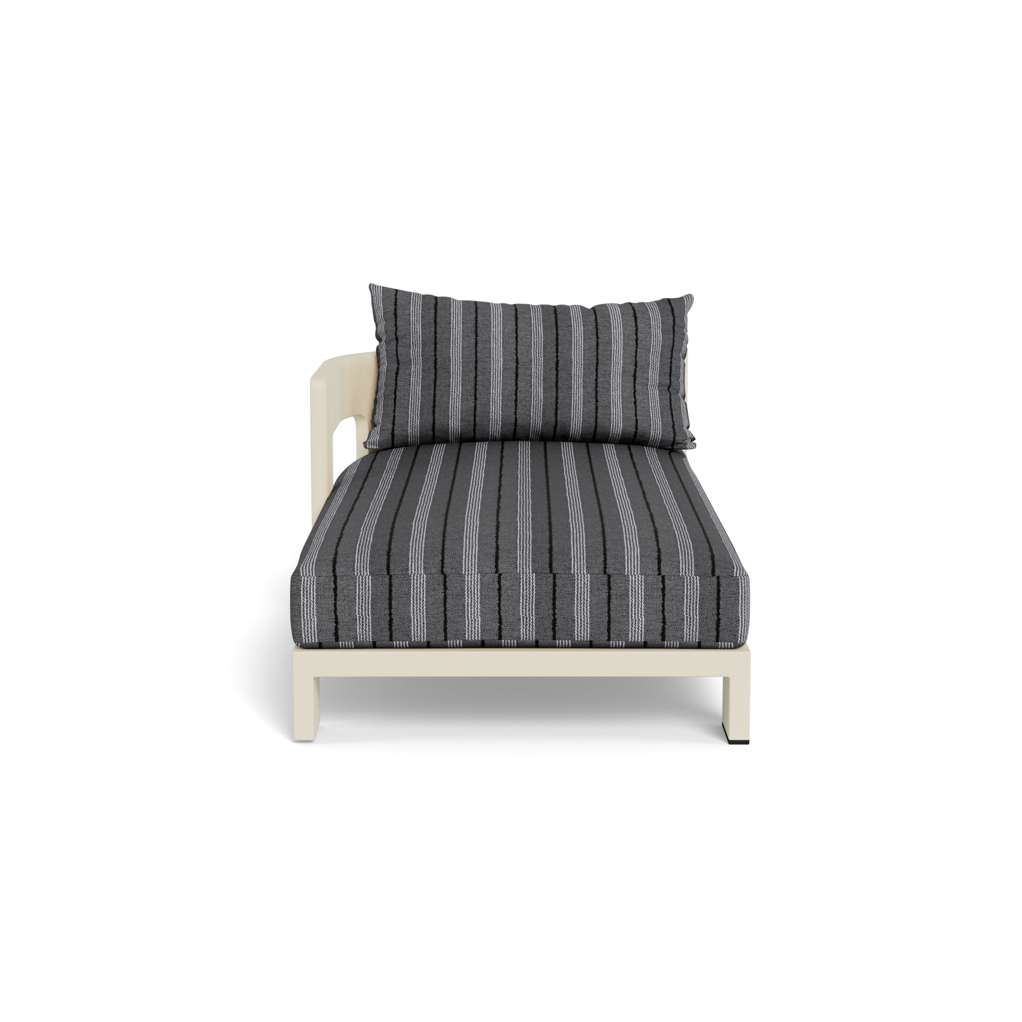 Victoria Aluminum Chaise Left
