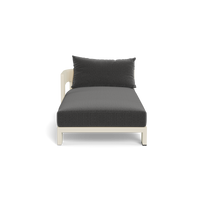 Victoria Aluminum Chaise Left