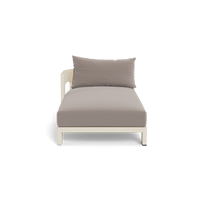 Victoria Aluminum Chaise Left