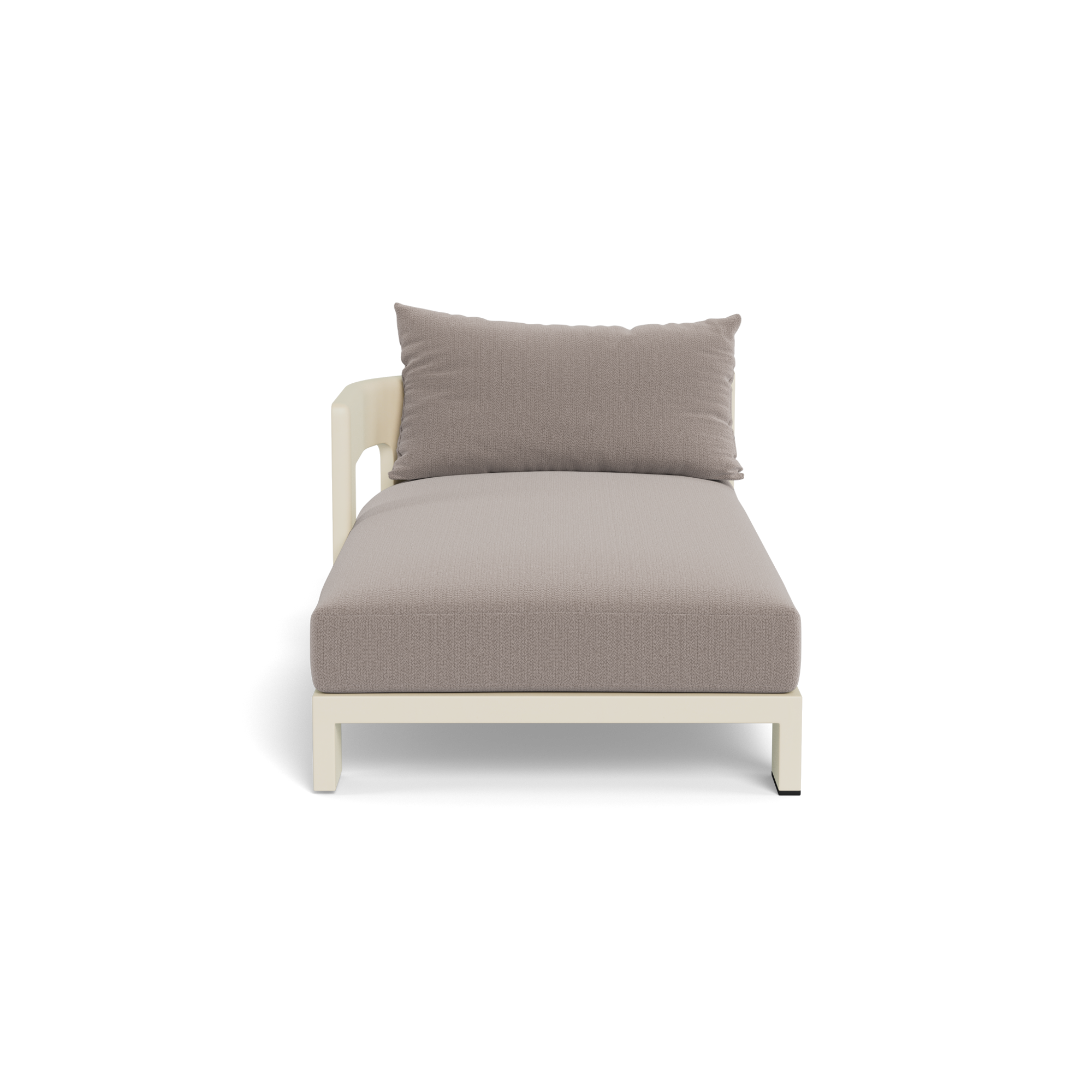 Victoria Aluminum Chaise Left