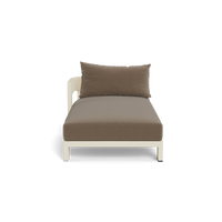 Victoria Aluminum Chaise Left