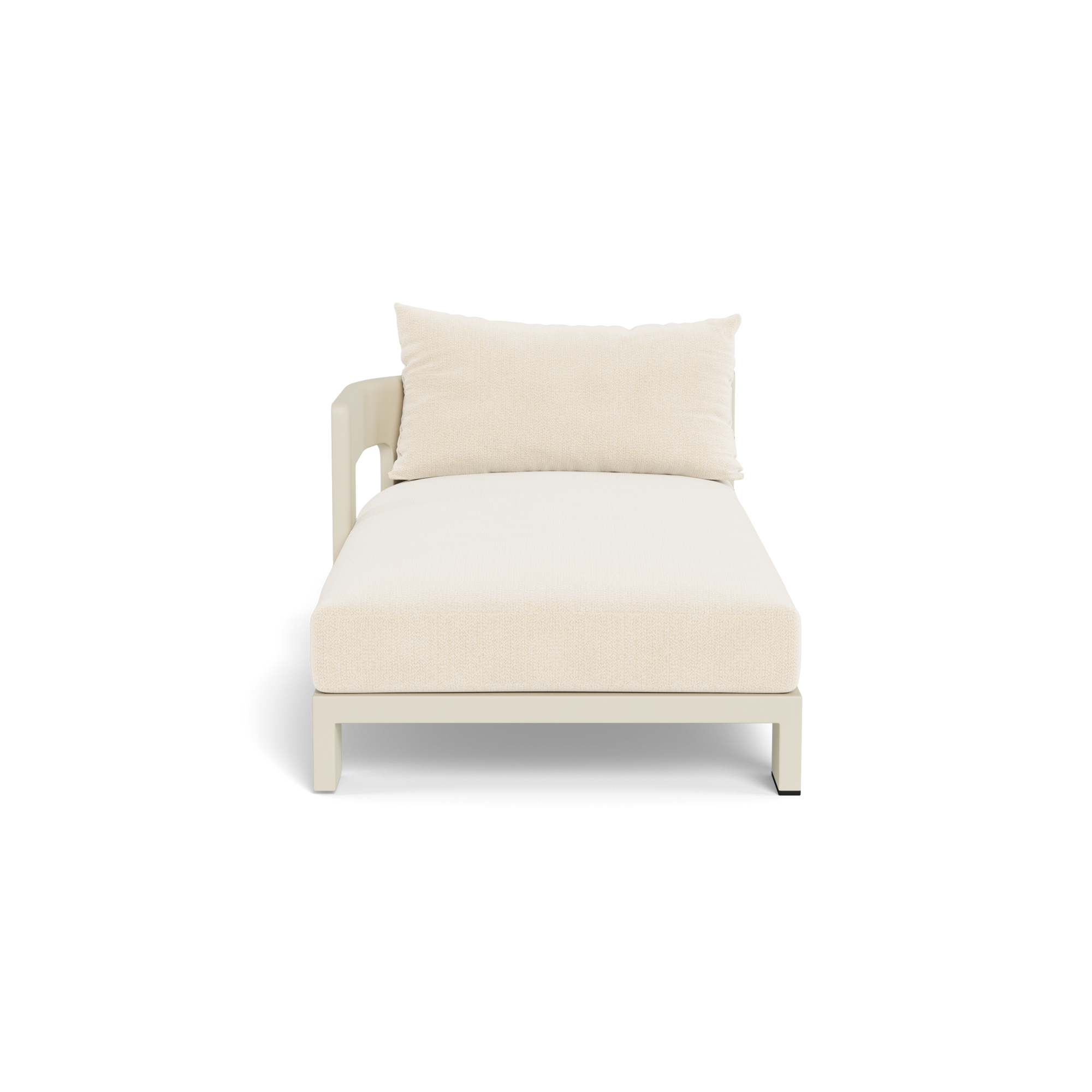 Victoria Aluminum Chaise Left