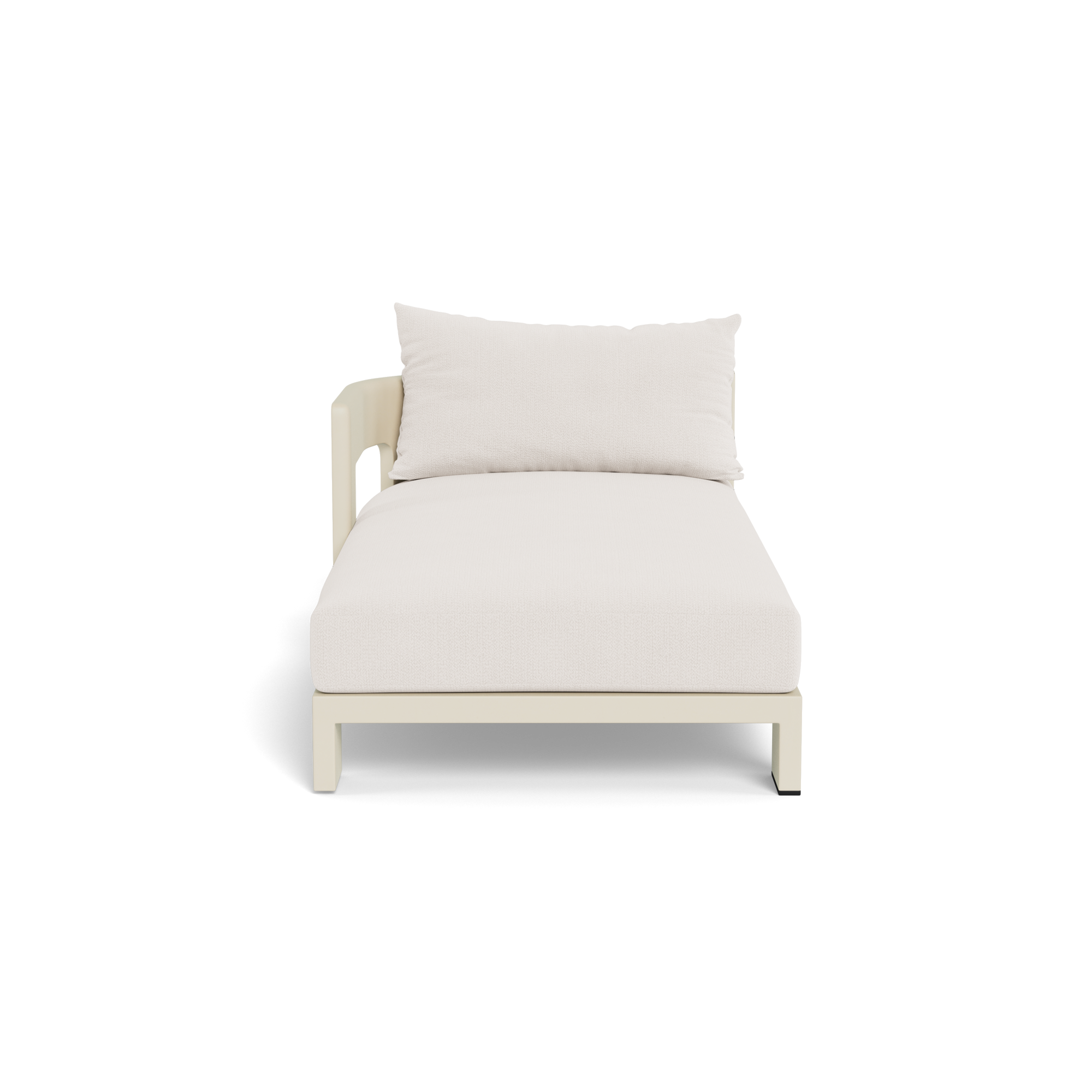Victoria Aluminum Chaise Left