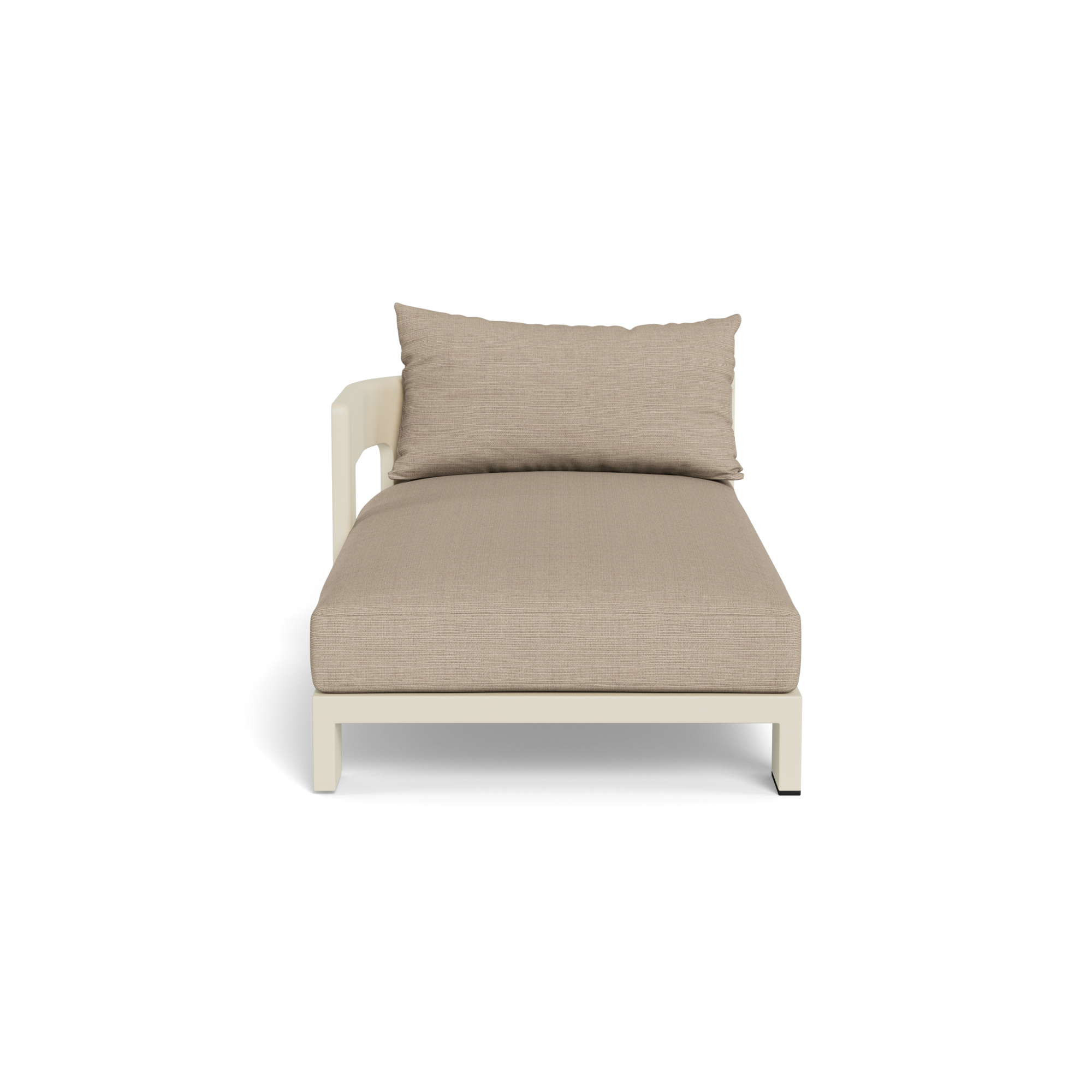 Victoria Aluminum Chaise Left