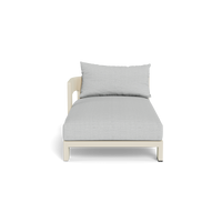 Victoria Aluminum Chaise Left