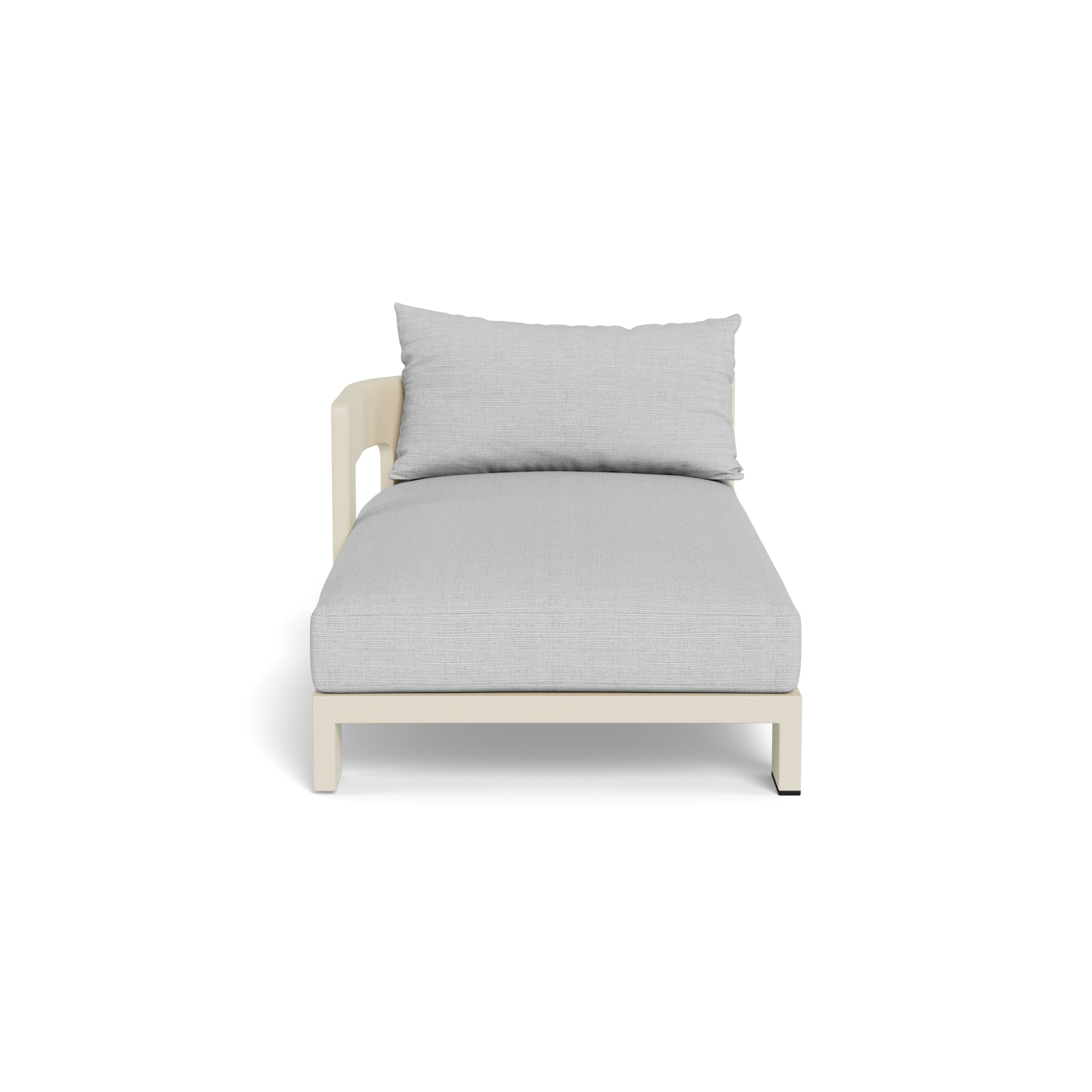 Victoria Aluminum Chaise Left