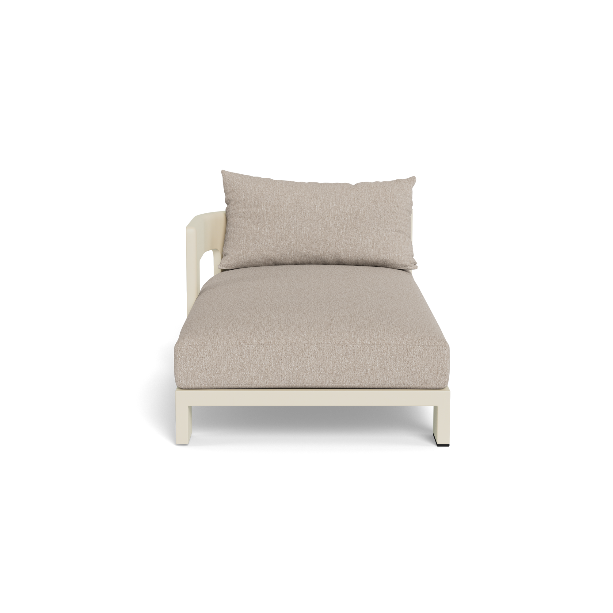 Victoria Aluminum Chaise Left