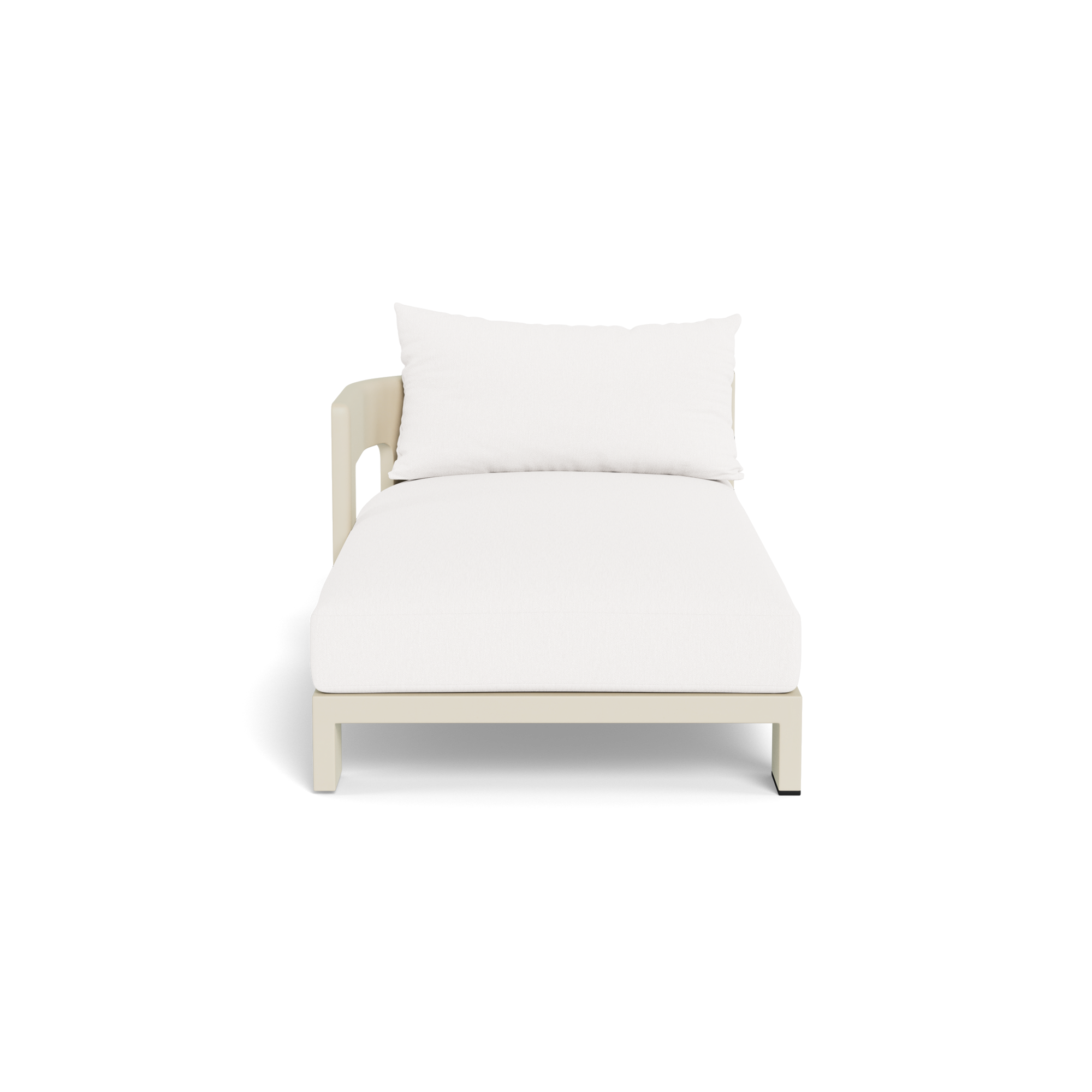 Victoria Aluminum Chaise Left