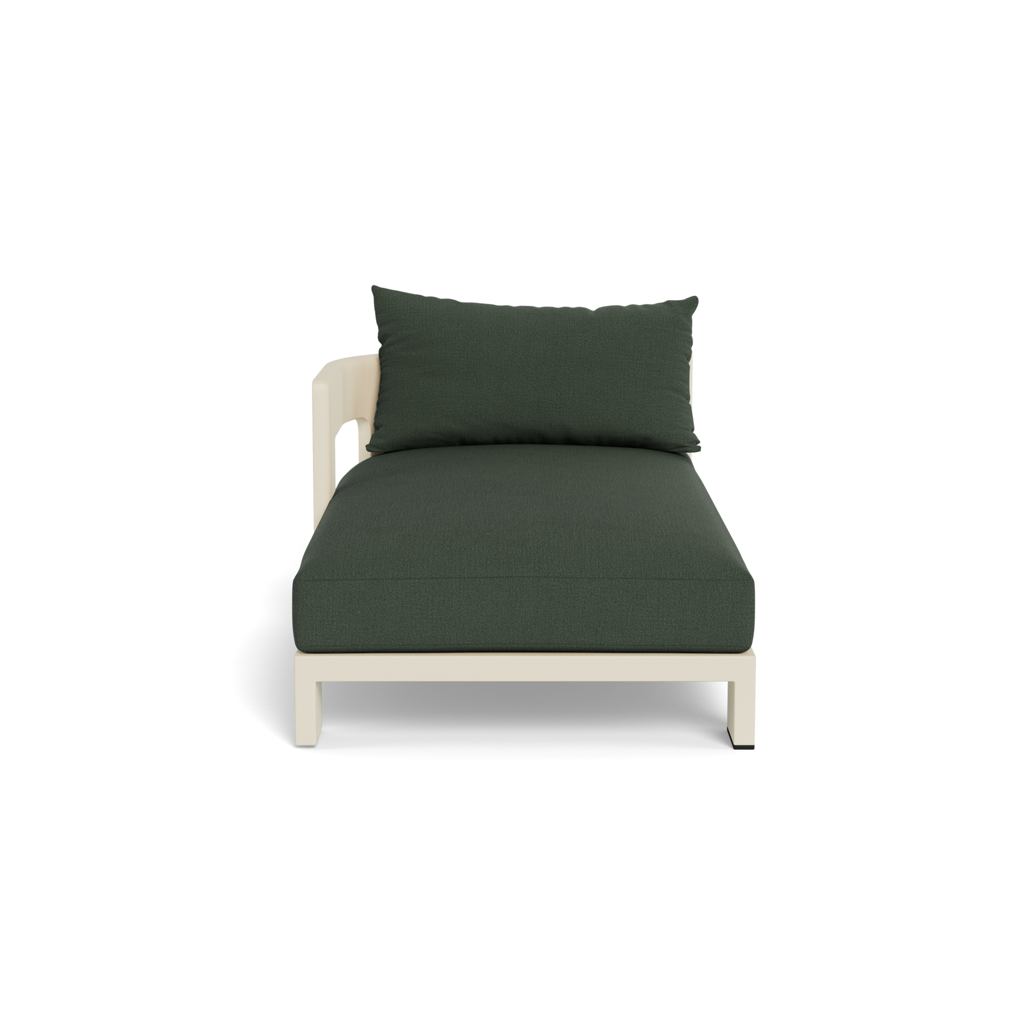 Victoria Aluminum Chaise Left