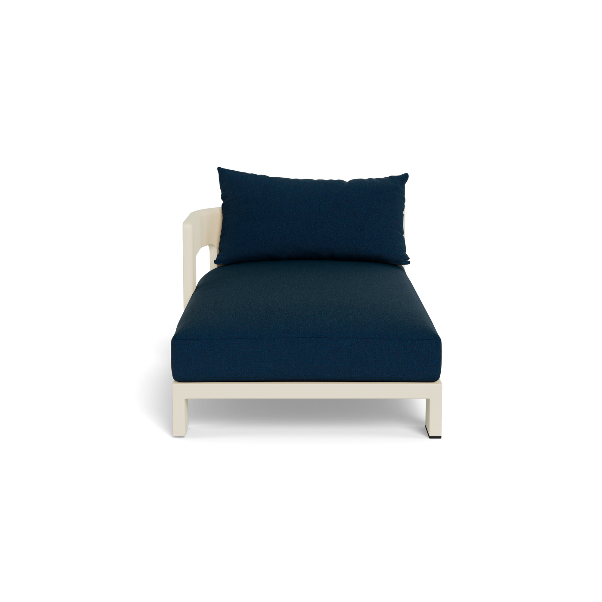 Victoria Aluminum Chaise Left