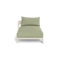 Victoria Aluminum Chaise Left
