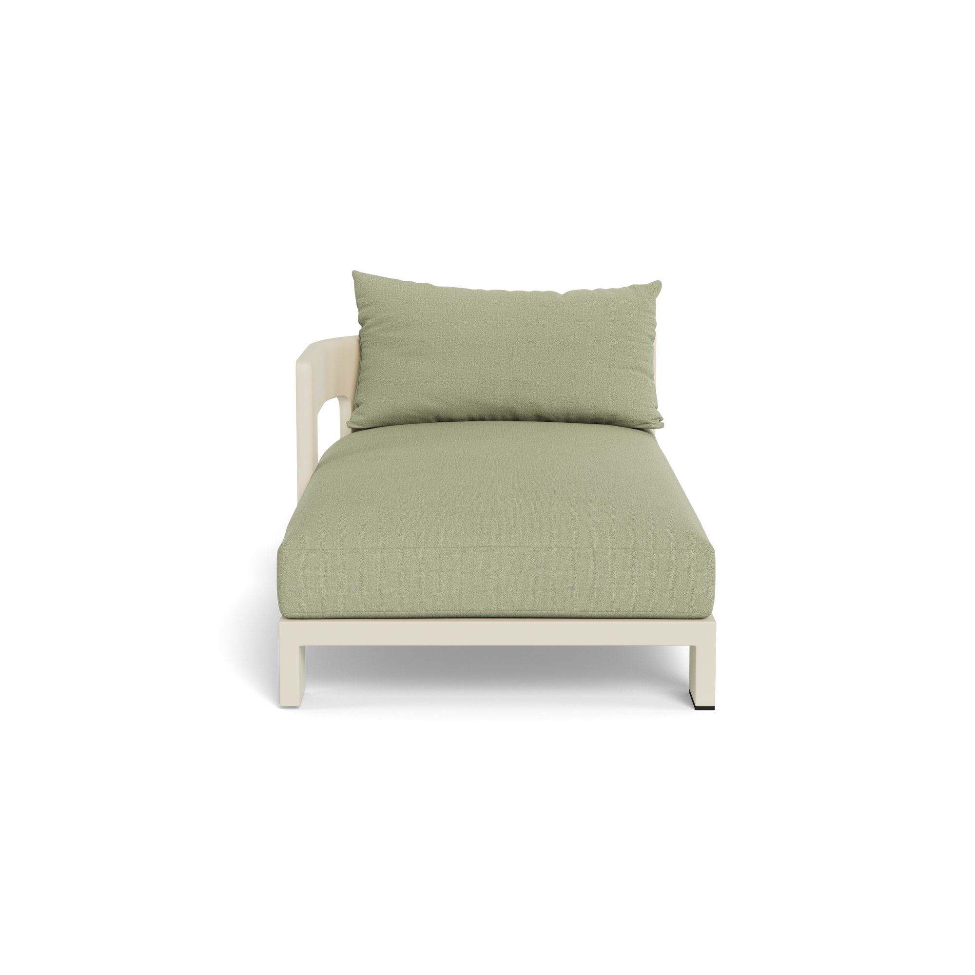 Victoria Aluminum Chaise Left