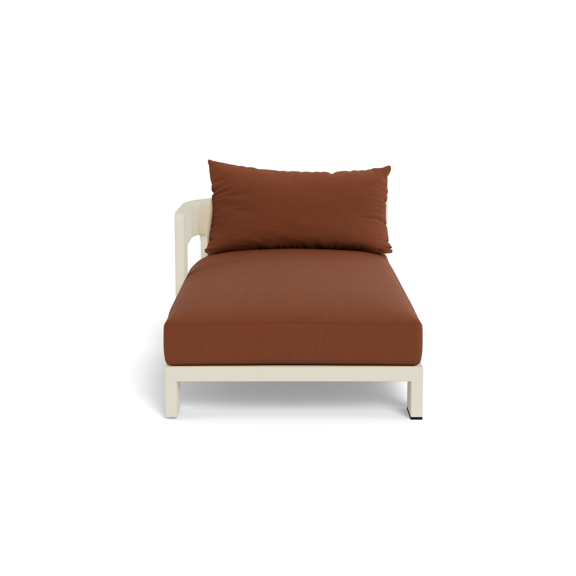 Victoria Aluminum Chaise Left