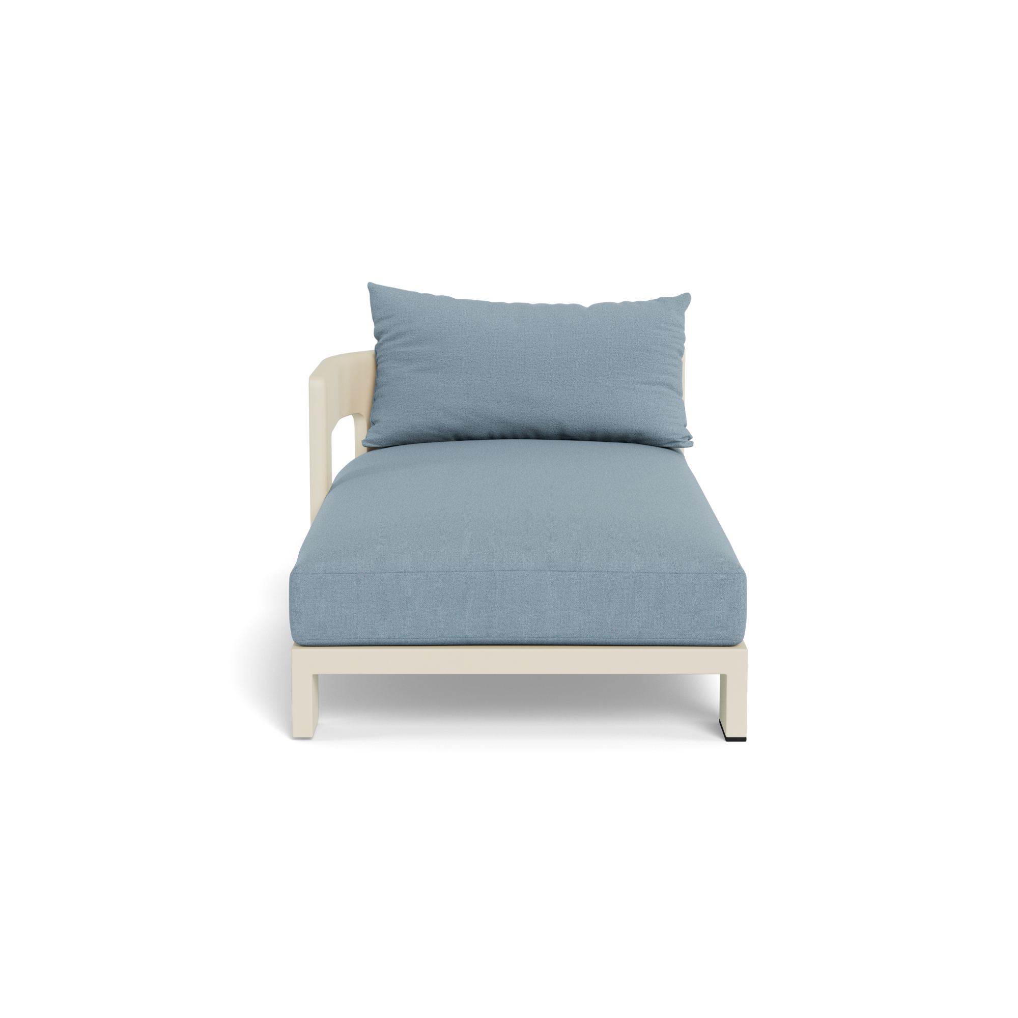 Victoria Aluminum Chaise Left