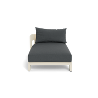 Victoria Aluminum Chaise Left