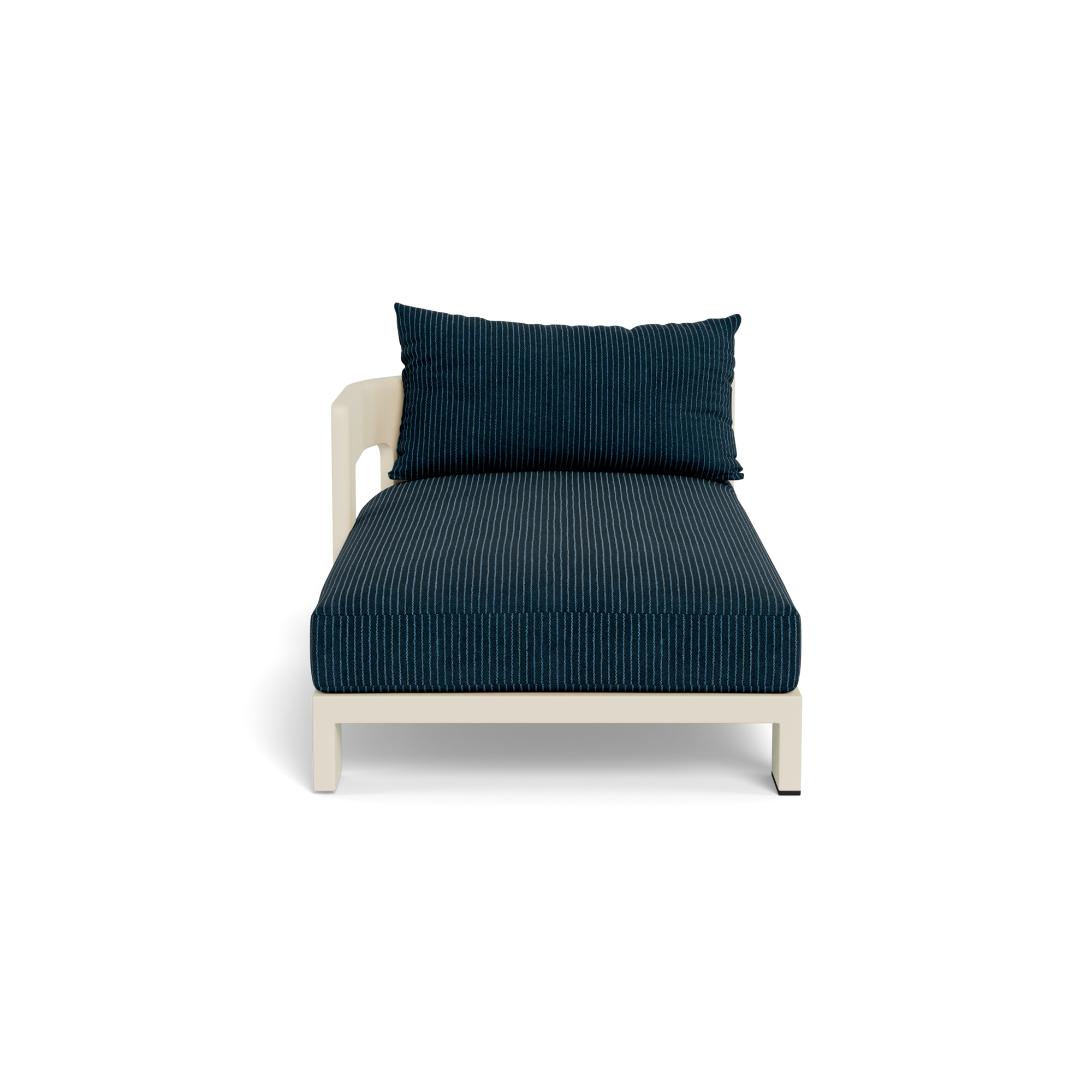 Victoria Aluminum Chaise Left